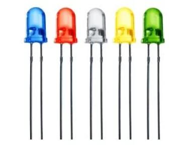 LED 5mm (à l'unité, couleurs assorties)