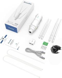 Wavlink AC1200 — Point d'accès WiFi extérieur double bande, PoE