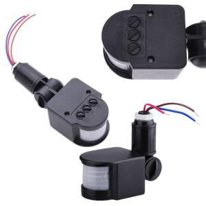 Détecteur de mouvement PIR étanche pour projecteur extérieur — 12V 10A avec capteur de luminosité