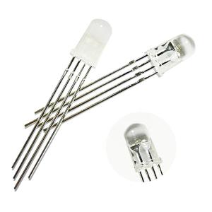 LED RGB 5mm à anode commune (4 broches, traversant)