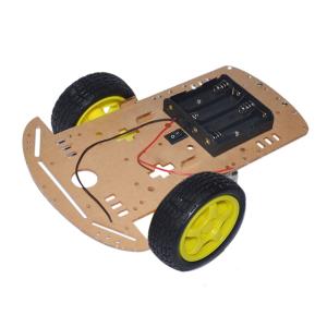 Kit châssis robot intelligent OKY5038 2WD avec 2 moteurs TT DC 3-6V