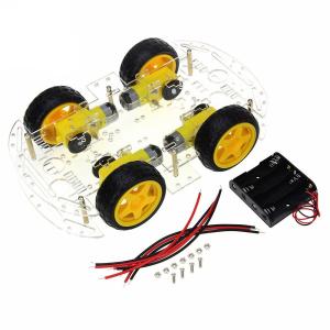 Kit châssis robot intelligent 4WD avec 4 moteurs TT DC pour Arduino