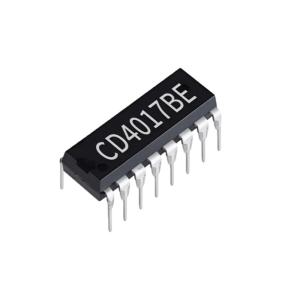 Circuit intégré CD4017BE — Compteur/diviseur décimal CMOS DIP-16